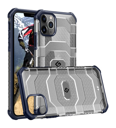 Explorer Series [Certified Military Grade Protection] Back Cover for Apple iPhone 12 Pro Max (6.7 inch), Deep Blue