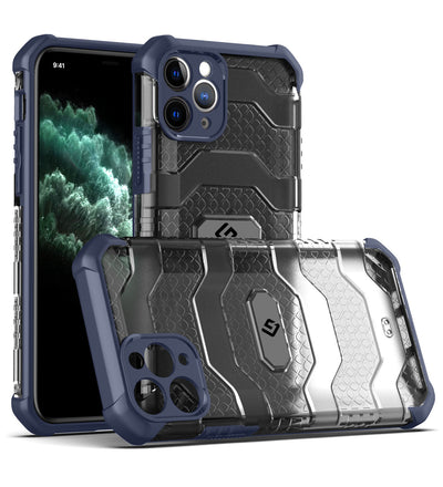 Explorer Series [Certified Military Grade Protection] Back Cover for Apple iPhone 11 Pro (5.8 inch), Deep Blue