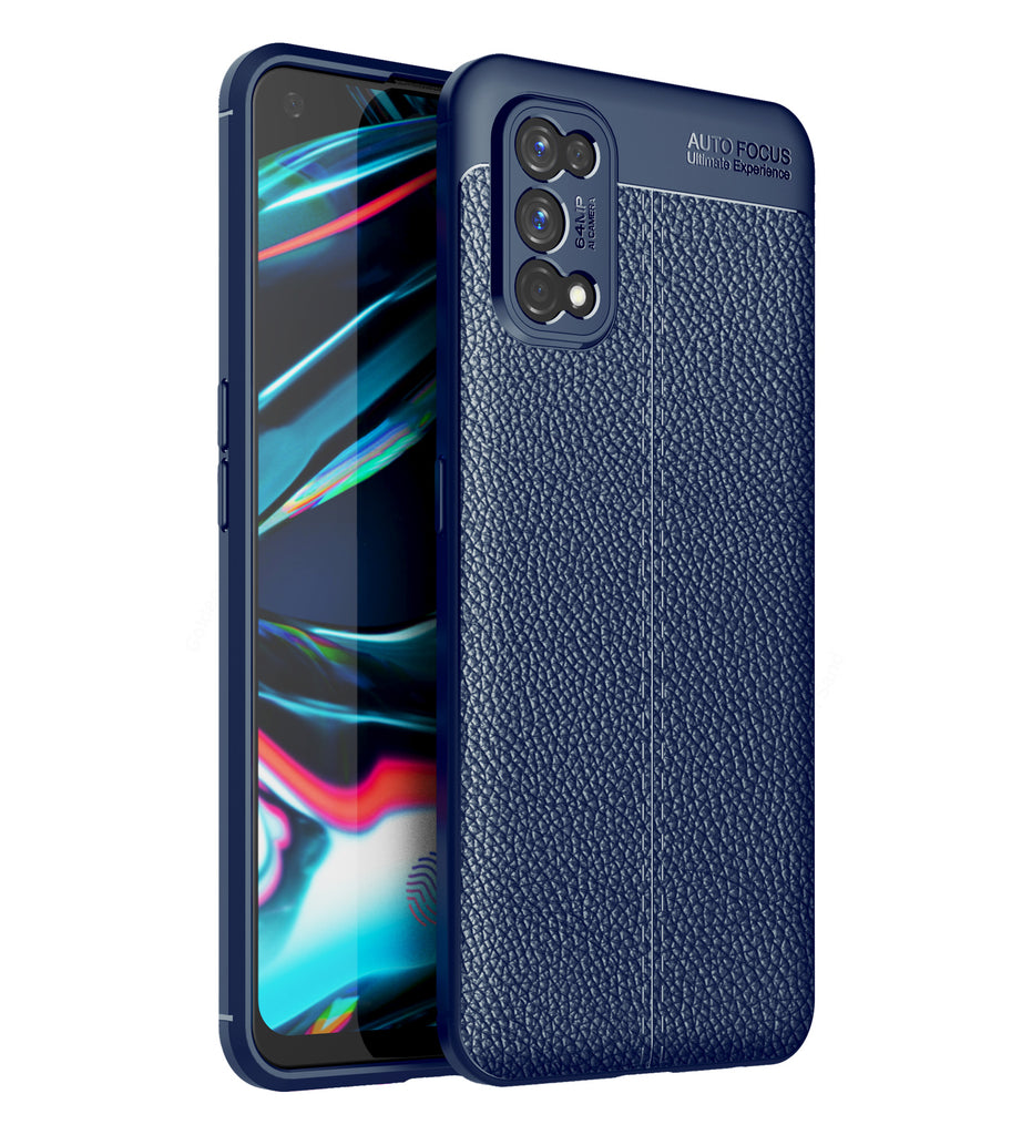 Realme 7 Pro, Realme X7 Leather Texture Back Cover