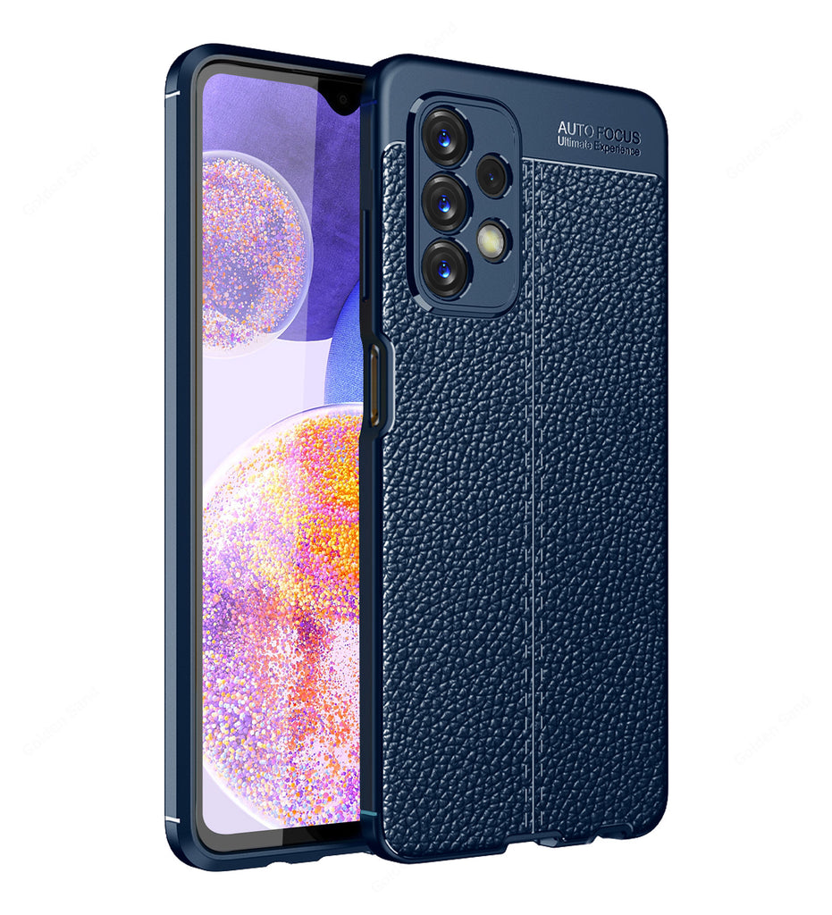 Samsung Galaxy A23 4G, 6.6 inch Leather Texture Back Cover