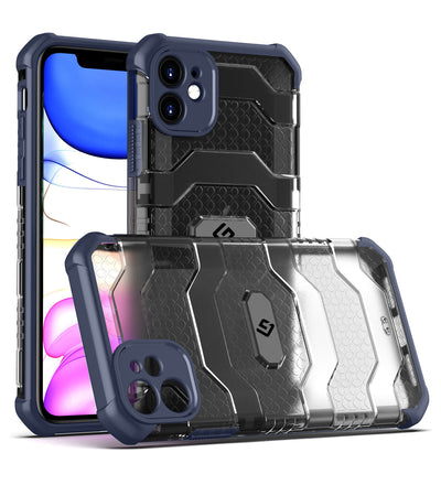Explorer Series [Certified Military Grade Protection] Back Cover for Apple iPhone 11 (6.1 inch), Deep Blue