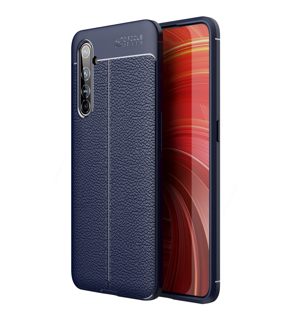 Realme X50 Pro Leather Texture Back Cover