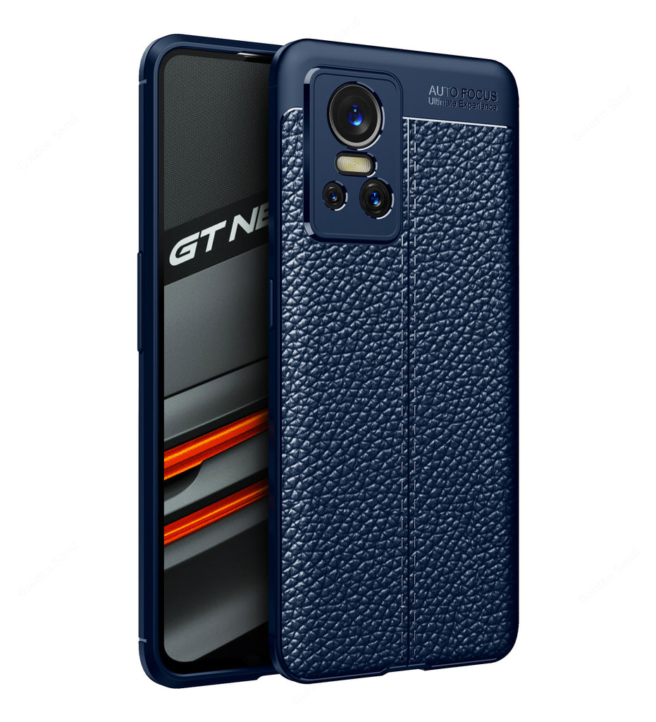 Realme GT Neo 3, 6.7 inch Leather Texture Back Cover