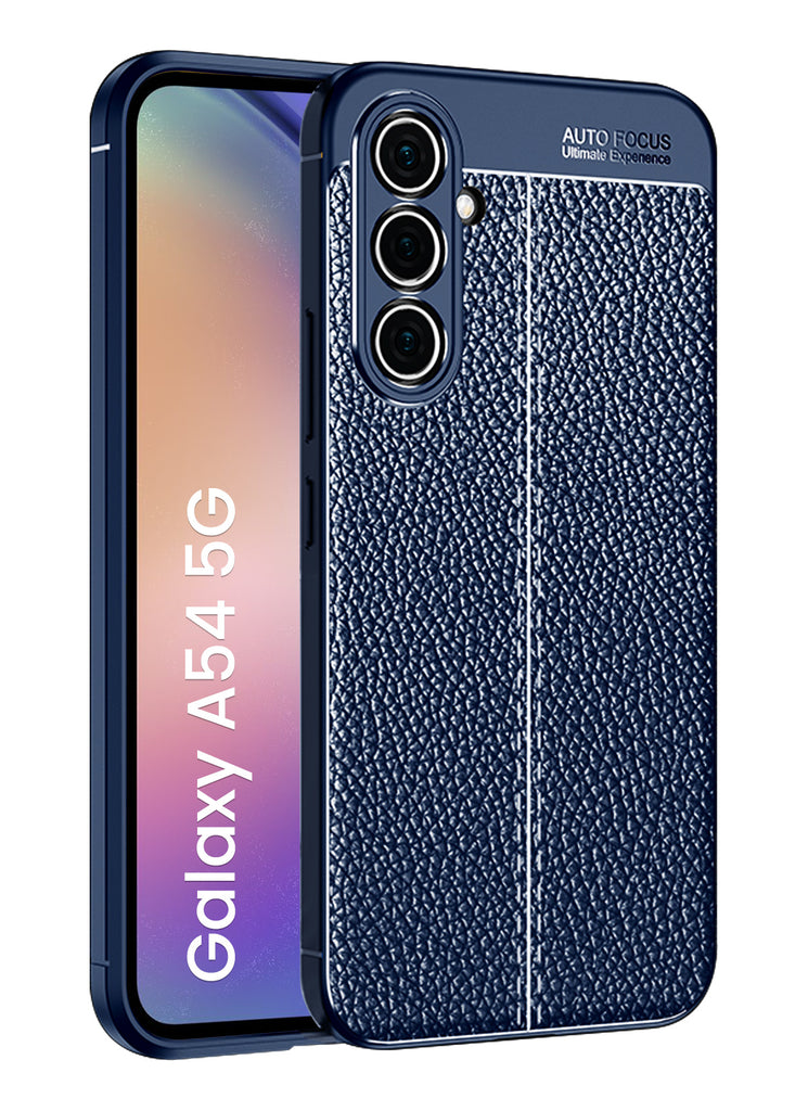 Samsung Galaxy A54 5G, 6.3 inch Leather Texture Back Cover