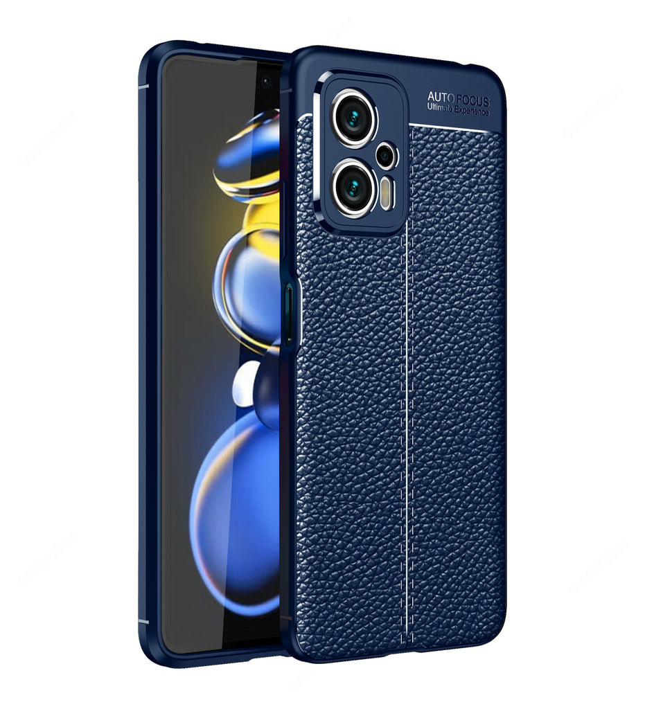 Redmi K50i, 6.6 inch Leather Texture Back Cover