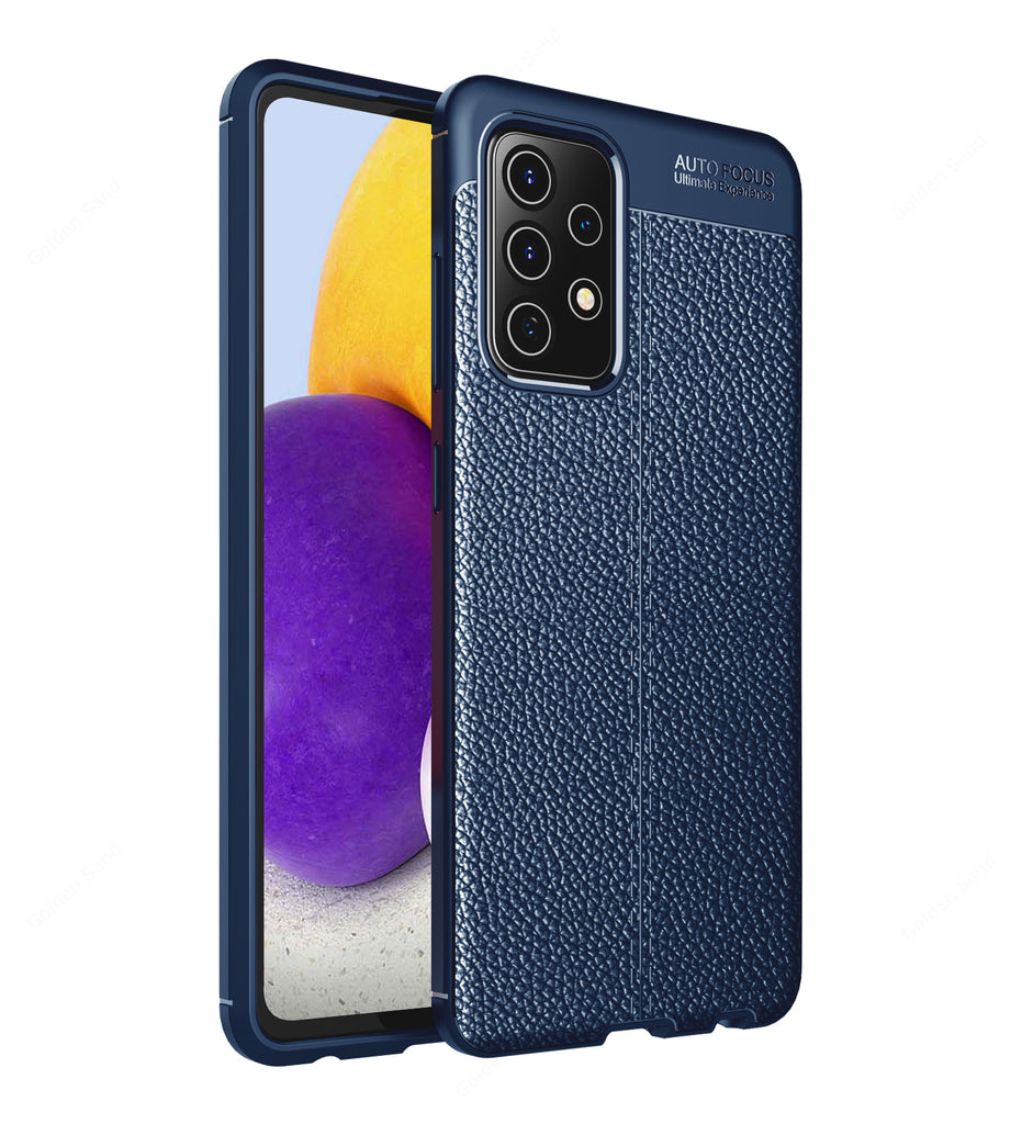 Samsung Galaxy A72, 6.7 inch Leather Texture Back Cover