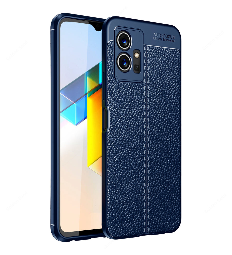 Vivo t1 5G, Vivo Y75 5G, Vivo Y55 5G, iQOO Z6 5G, 6.58 inch Leather Texture Back Cover