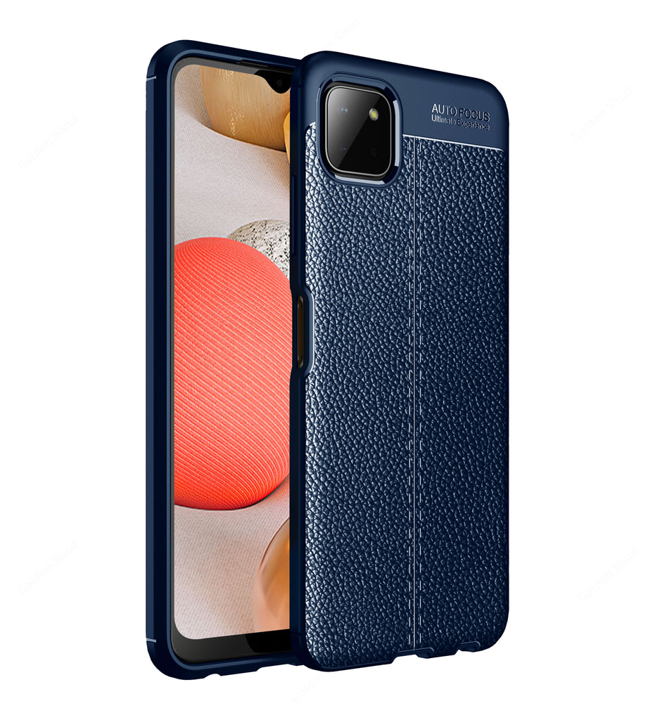 Samsung Galaxy F42 5G, 6.6 inch Leather Texture Back Cover