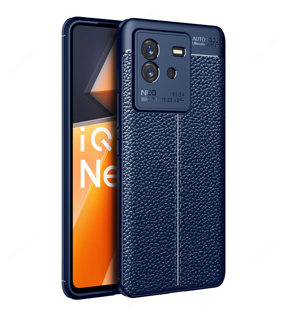 iQOO Neo 6 5G, 6.62 inch Leather Texture Back Cover