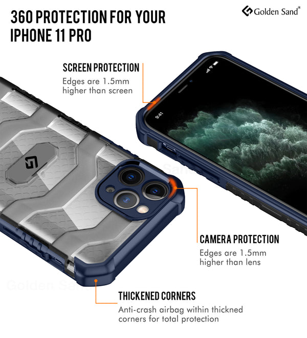 Apple iPhone 11 Pro  Back Cover | Explorer Series, Deep Blue