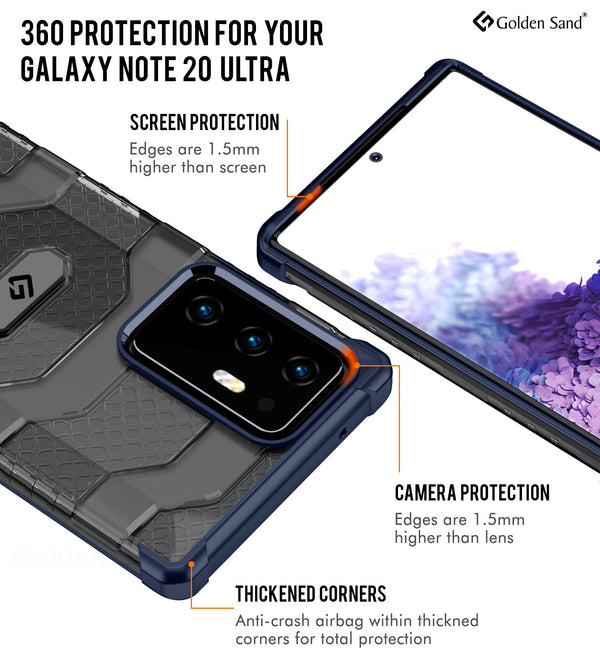 Samsung Galaxy Note 20 Ultra  Back Cover | Explorer Series, Deep Blue