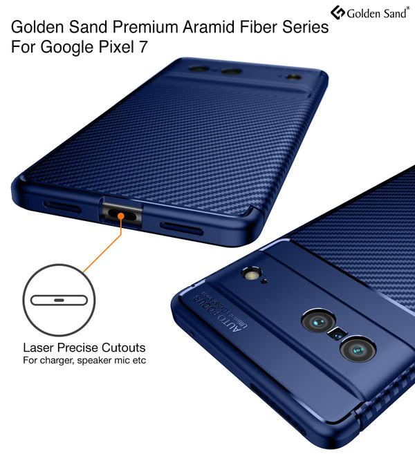 Google Pixel 7 5G (6.3 inch) Back Cover | Aramid Fiber Series, Blue