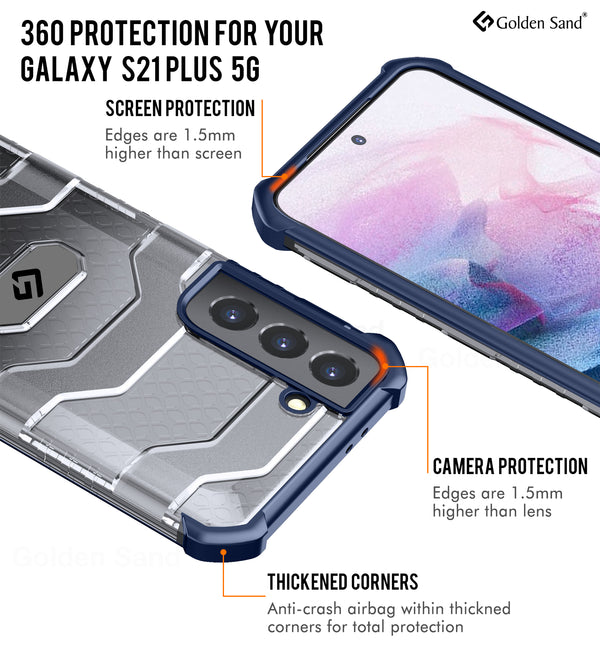 Samsung Galaxy S21 Plus (6.7 inch) Back Cover | Explorer Series, Deep Blue