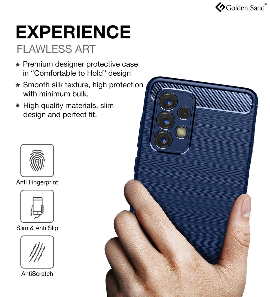 Carbon Fibre Series Shockproof Armor Back Cover for Samsung Galaxy