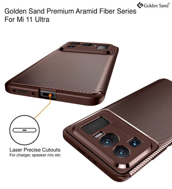 Xiaomi Mi 11 Ultra (6.81 inch) Back Cover | Aramid Fiber Series, Brown