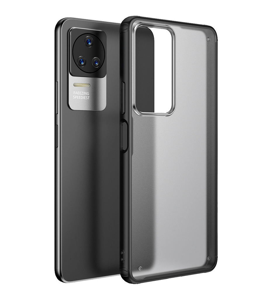 POCO F4 5G (6.67 inch) Back Cover | Rugged Frosted Series, Black
