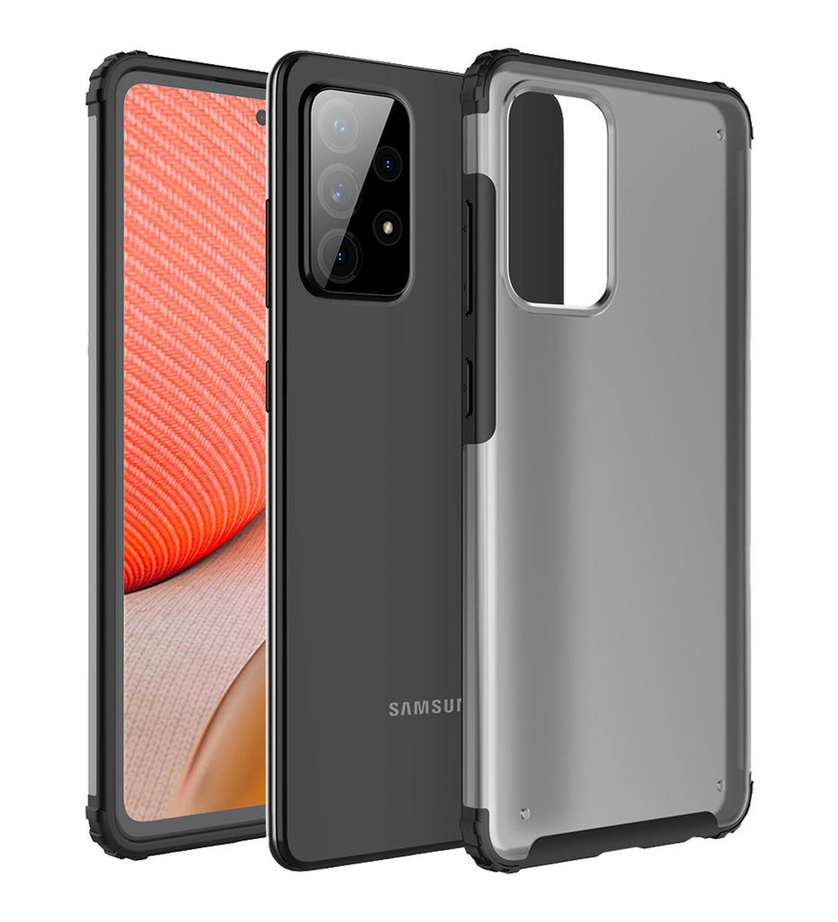 Samsung Galaxy A72, 6.7 inch Rugged Frosted Back Cover