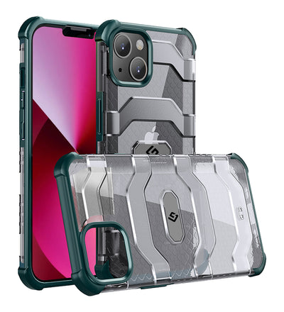 Explorer Series [Certified Military Grade Protection] Back Cover for Apple iPhone 13, 6.1 inch, Military Green