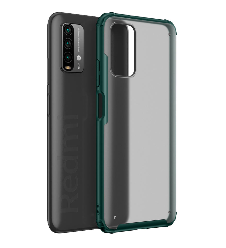 Redmi 9 Power, Xiaomi Poco M3 Rugged Frosted Back Cover