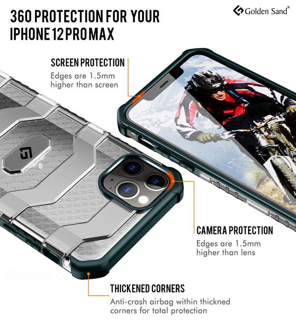 Apple iPhone 12 Pro Max  Back Cover | Explorer Series, Military Green