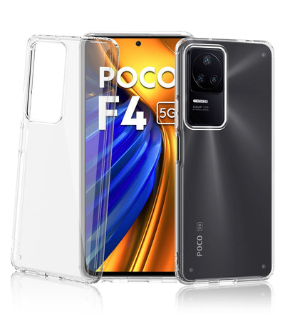 POCO F4 5G (6.67 inch) Back Cover | Ice Crystal Series, Crystal Clear
