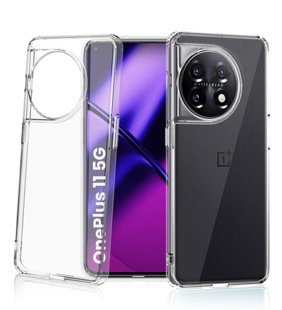 OnePlus 11 5G (6.7 inch) Back Cover | Ice Crystal Series, Crystal Clear
