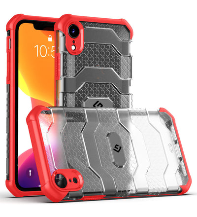 Explorer Series [Certified Military Grade Protection] Back Cover for Apple iPhone XR (6.1 inch), Tangy Red