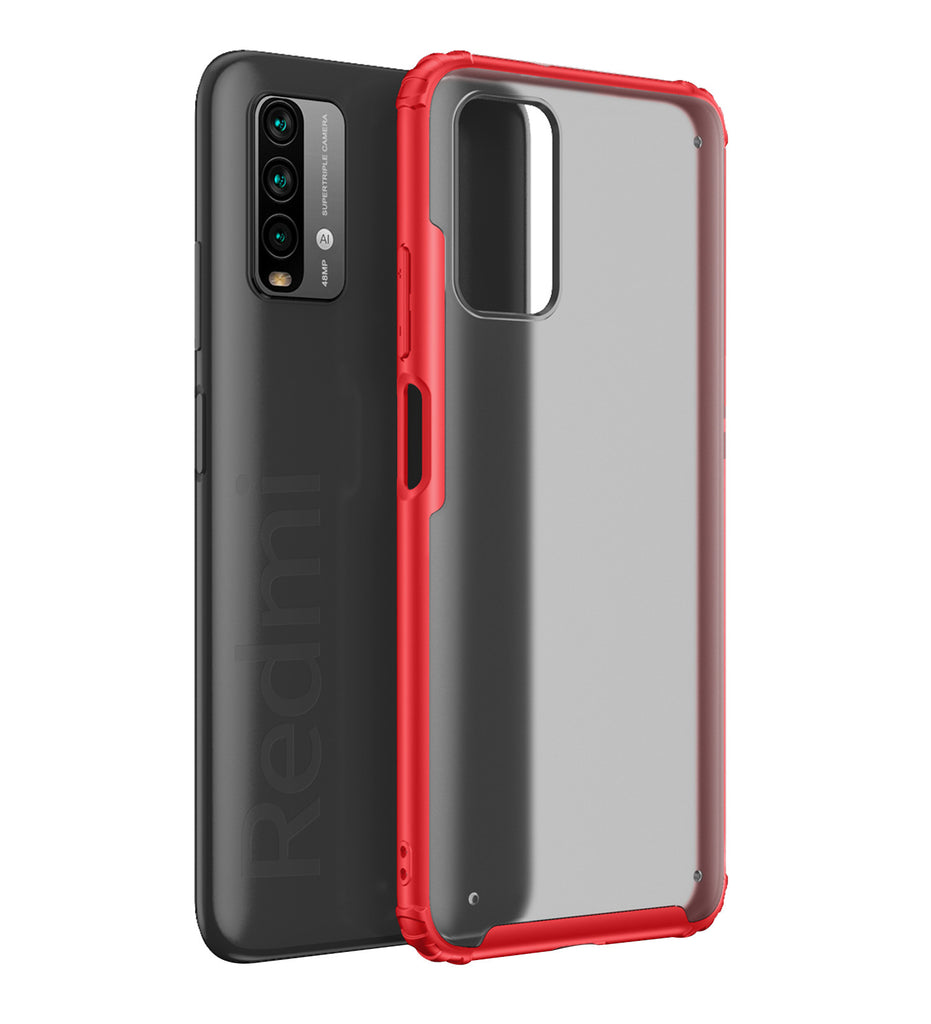 Redmi 9 Power, Xiaomi Poco M3 Rugged Frosted Back Cover