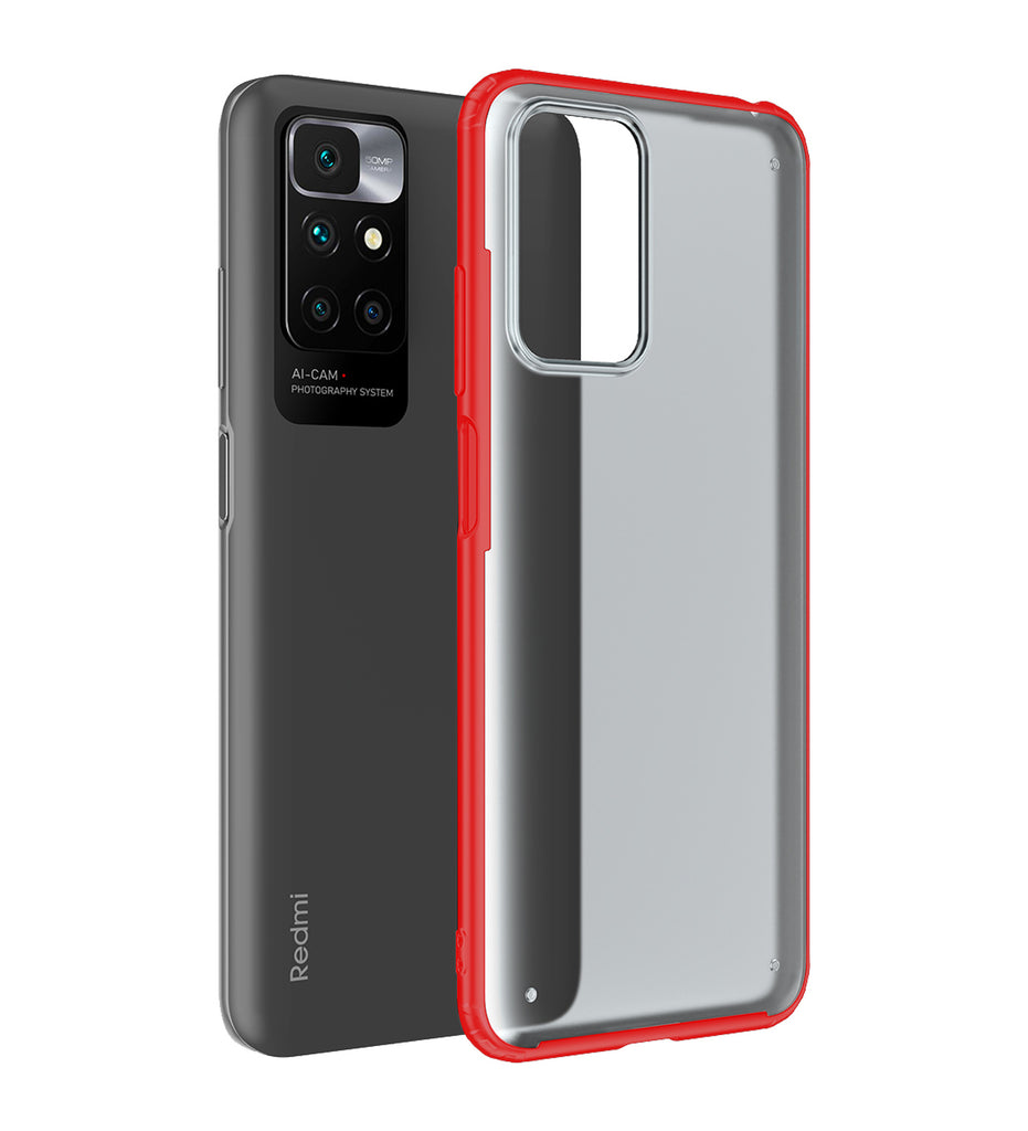 Xiaomi Redmi 10 Prime, 6.5 inch Rugged Frosted Back Cover