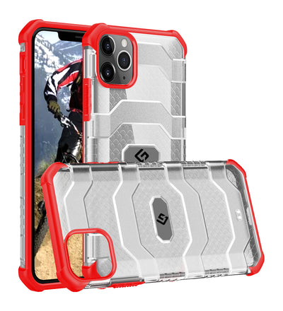 Explorer Series [Certified Military Grade Protection] Back Cover for Apple iPhone 12 Pro Max (6.7 inch), Tangy Red