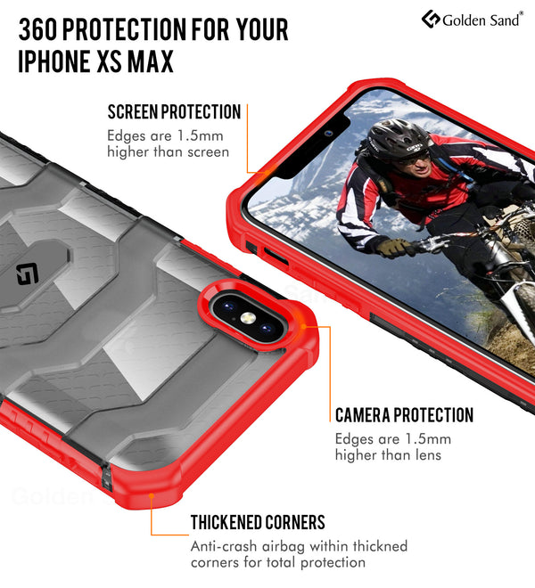 Apple iPhone XS Max  Back Cover | Explorer Series, Tangy Red