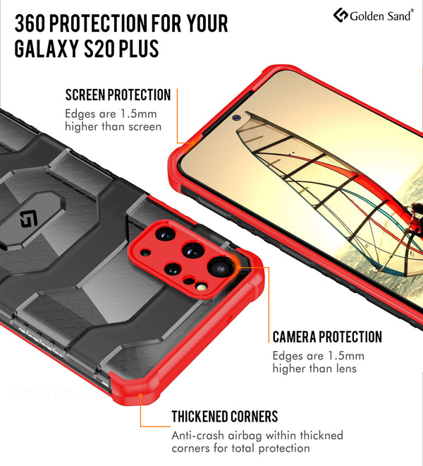 Samsung Galaxy S20 Plus  Back Cover | Explorer Series, Tangy Red