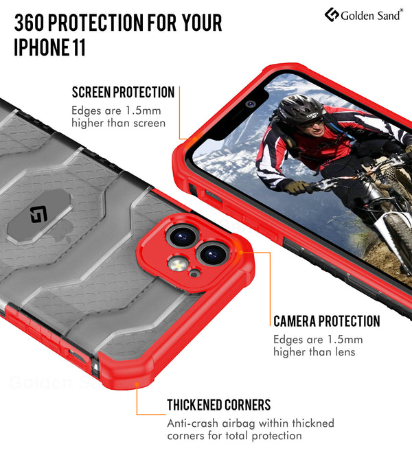 Apple iPhone 11 (6.1 inch) Back Cover | Explorer Series, Tangy Red