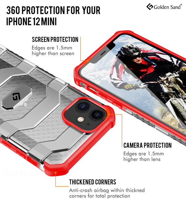 Apple iPhone 12 Mini  Back Cover | Explorer Series, Tangy Red