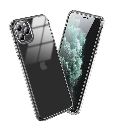 Ice Crystal Series Hybrid Scratch-Resistant Transparent PC Military Grade TPU Case for Apple iPhone 11 Pro, 5.8 inch, Crystal Clear